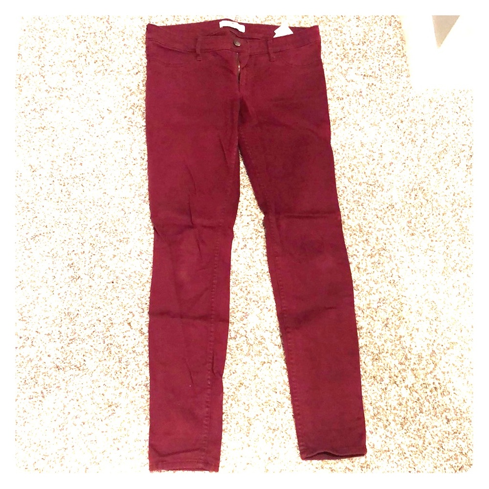 Maroon Hollister Jegging
